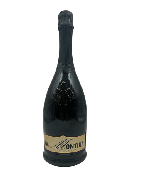 Pullo Brut La Montina Franciacorta kuohuviiniä