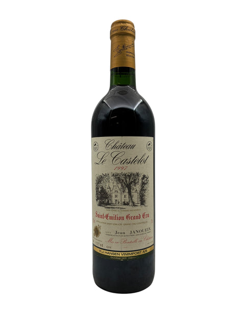 Château Le Castelot 1997 pullo Saint-Émilion-etiketillä