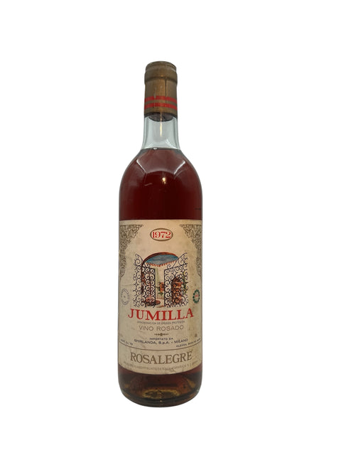 Jumilla Rosalegre viinipullo vuodelta 1972