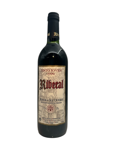 Pullo punaviiniä Riberal Ribera del Duero 1999