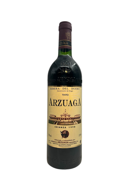 Pullo Arzuaga Bodegas Arzuaga 1998 Punaviiniä