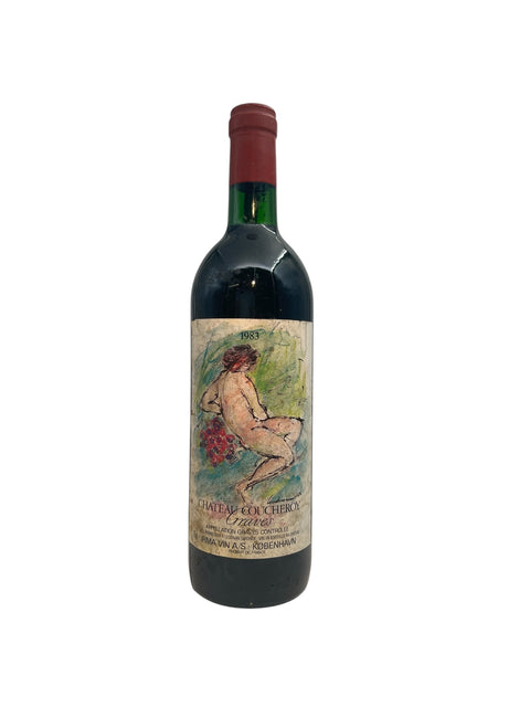 Chateau Coucheroy Gravesin viinipullo vuodelta 1983