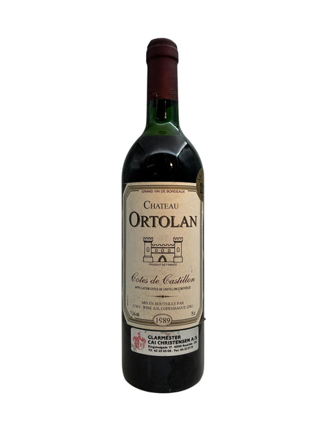 Pullo Chateau Ortolan Cotes de Castillon 1989