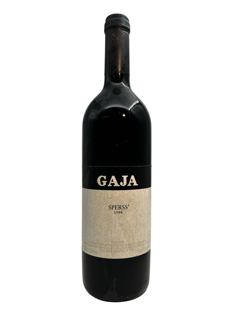 Pullo Sperss Gaja 1994 punaviiniä