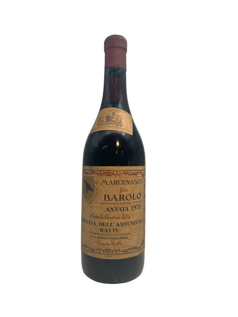Pullo Marcenasco Baroloa Renato Ratti -vintagesta 1970