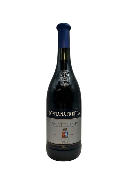 Dolcetto d'Alba Fontanafredda 2003 viinipullo