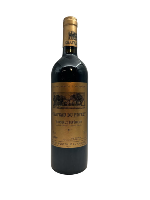 Pullo Chateau du Pintex 2009 Bordeaux Supérieur -punaviiniä