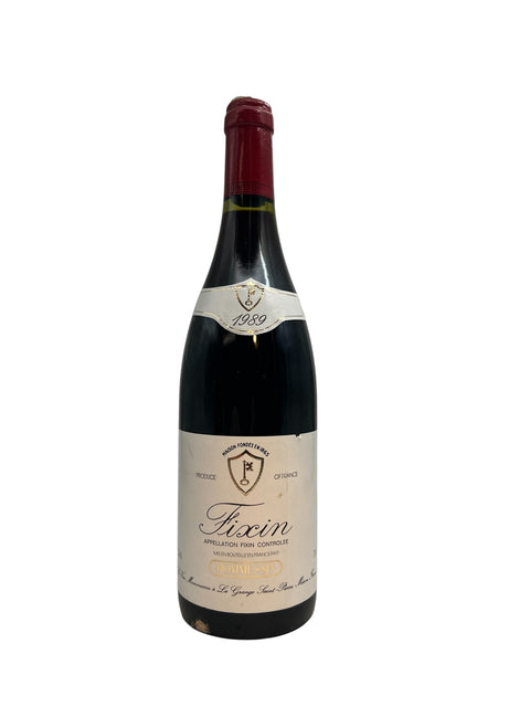 Pullo Fixin Maison Louis Latour 1989 punaviiniä