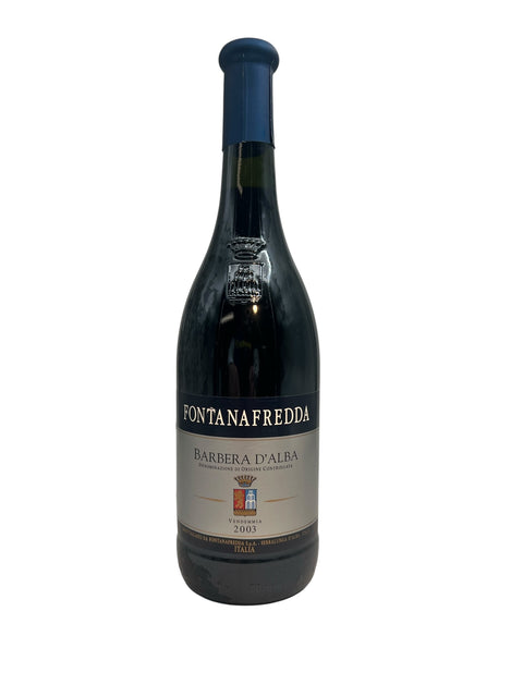 Barbera d'Alba Fontanafredda 2003 pullo