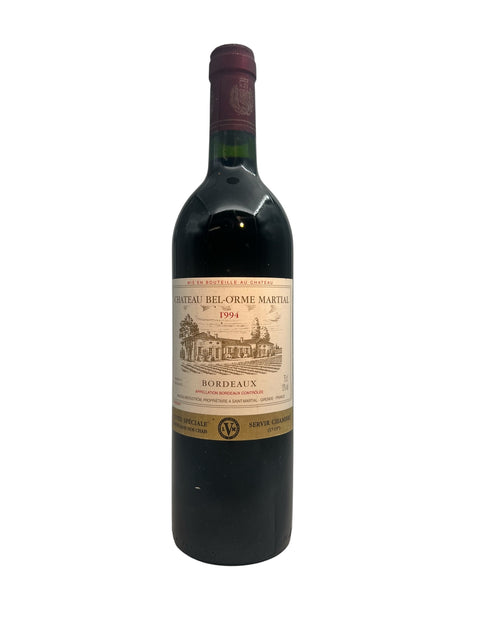 Pullo Chateau Bel Orme 1994 -punaviiniä Bordeaux'sta
