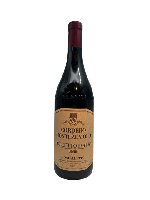 Pullo Dolcetto d'Alba Cordero di Montezemoloa vuodelta 2000