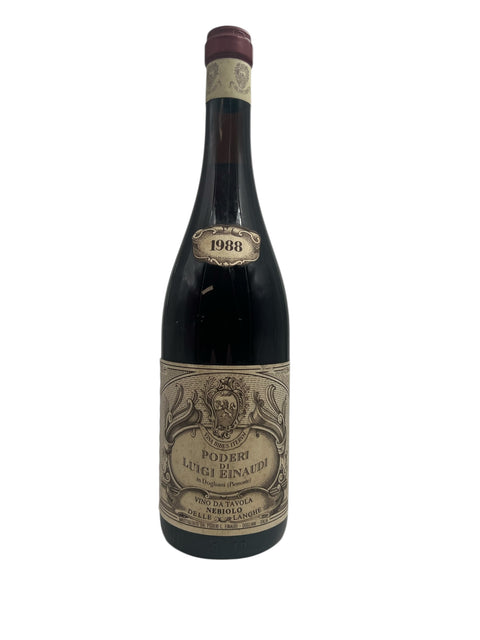 Pullo Nebbiolo delle Langhe Poderi Luigi Einaudi 1988