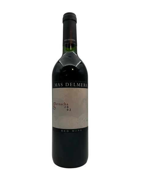 Pullo Garnacha Mas Delmera 2002 punaviiniä