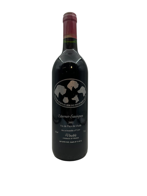 Pullo Cabernet-Sauvignon Vinoble 2002 punaviiniä