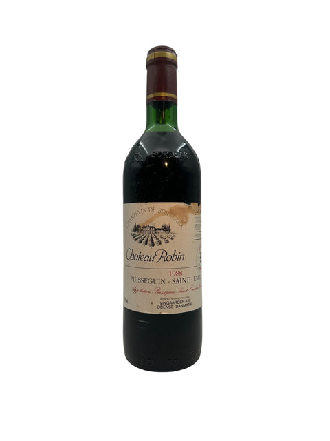 Pullo Chateau Robin Puisseguin Saint-Émilionia 1988