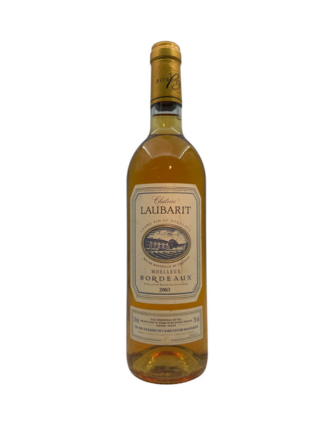 Pullo Château Laubarit Moelleux 2003 jälkiruokaviiniä Bordeauxista