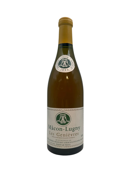 Pullo Mâcon-Lugny Maison Louis Latour 1993 valkoviiniä