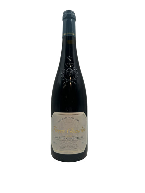 Pullo Terres Chaudes Saumur Champigny punaviiniä 2020