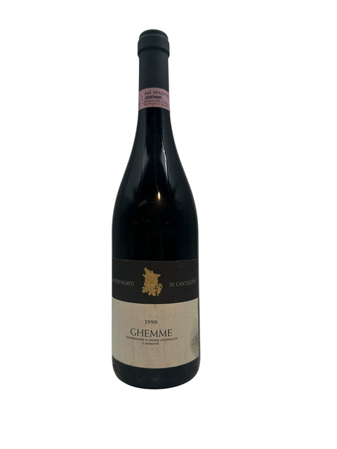 Pullo Ghemme Antichi Vigneti Di Cantalupo 1999 punaviiniä