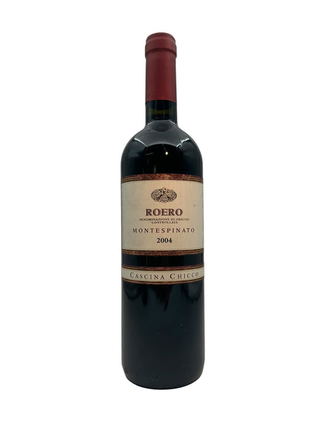 Pullo Roero Cascina Chicco 2004 punaviiniä