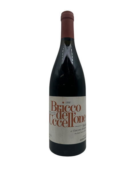 Pullo punaviiniä Bricco dell'Uccellone Giacomo Bologna 1998