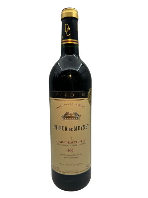 Pullo Prieur de Meyney 2001 St-Estèphestä