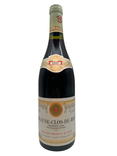 Pullo Beaune Clos du Roi Tollot-Beaut 1997 punaviiniä