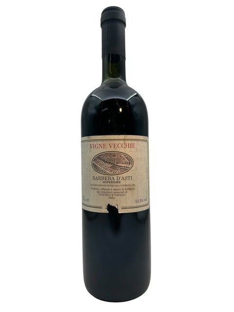 Pullo Vigne Vecchie Barbera d'Asti Superiore -punaviiniä
