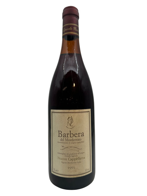 Pullo Barbera del Monferratoa Nuova Cappelletta -vintagesta 1991