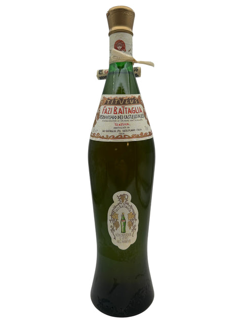 Pullo Fazi Battaglia Verdicchio -valkoviiniä