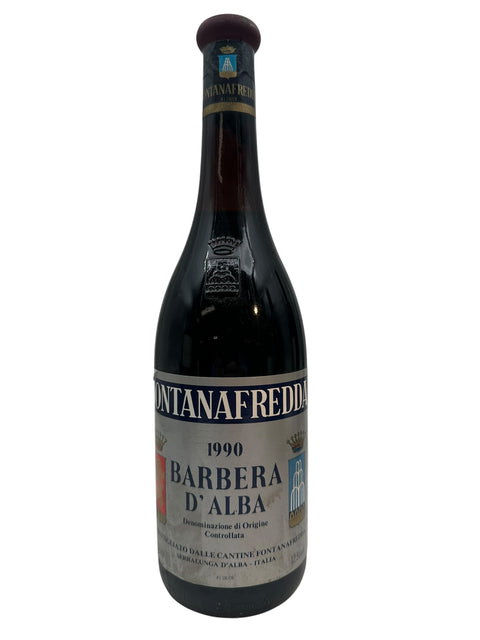 Barbera d'Alba Fontanafredda 1990 pullo