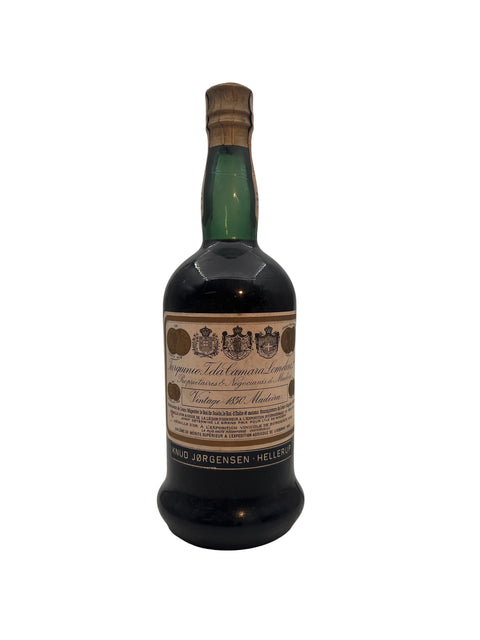 Pullo vuosikerta 1870 Madeira viiniä