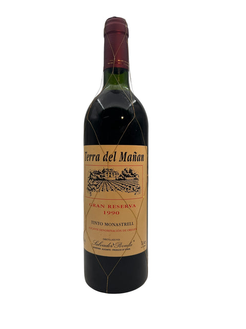 Pullo Terra del Mañana 1990 Gran Reserva -viiniä
