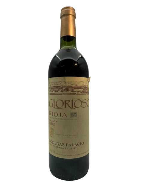 Glorioso Bodegas Palacio 1998 punaviini Riojasta, Espanjasta